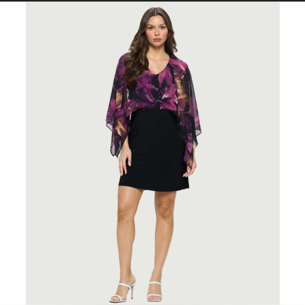 Last Tango Chiffon Surplice dress size XL new with tag